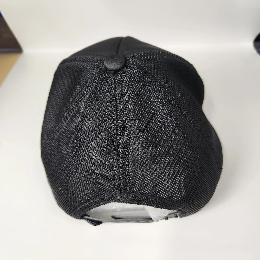 Dutch Bros Drink More Coffee Hat Cap Snap Back Black White Trucker Mesh Mens‎